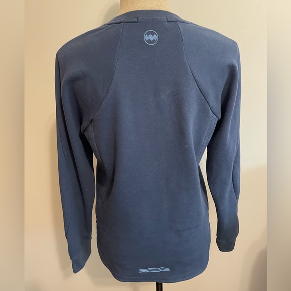 JANJI- unisex running one pocket crewneck sweater - Picture 2 of 6